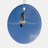 San Francisco Gull Keramisch Ornament (Links)