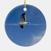 San Francisco Gull Keramisch Ornament (Achterkant)