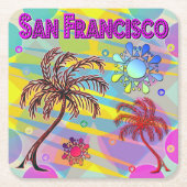 San Francisco Happy en Hope Onderzetter (Voorkant)