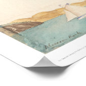 San Francisco Harbour, Californië (1244) Poster (Hoek)