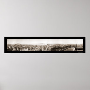 San Francisco Harbour Foto 1920 Poster