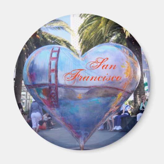 San Francisco Heart Magneet (Voorkant)