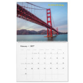 San Francisco het mooie Kalender (Feb 2027)