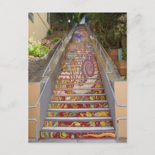 San Francisco Hidden Garden Steps #1 Briefkaart (Voorkant)