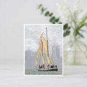 San Francisco Historische Schooner-postkaart Briefkaart (Staand voorkant)