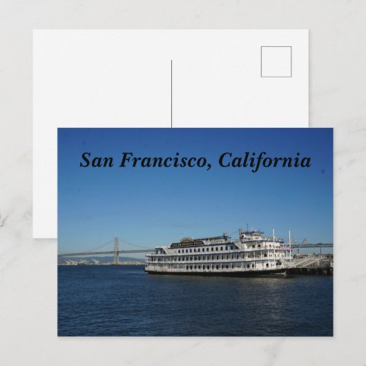 San Francisco Hornblower Cruise #2 Briefkaart (Voorkant / Achterkant)