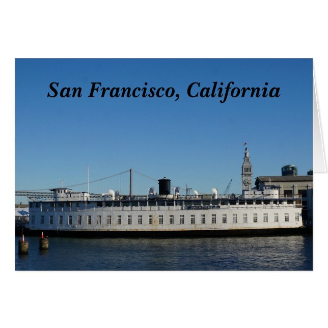 San Francisco Hornblower Cruise Kaart (Voorkant Horizontaal)