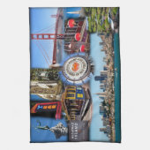 San Francisco Iconic Attractions Theedoek (Verticaal)