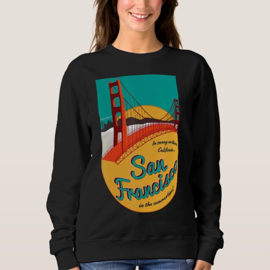 San Francisco in de zomer Trui (Voorkant)