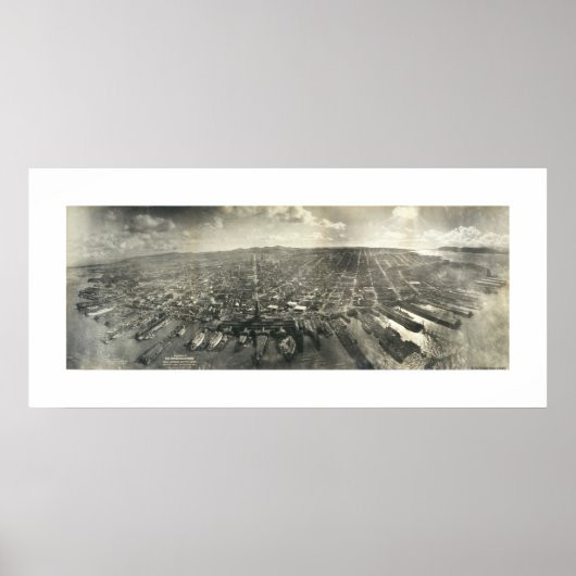 San Francisco in Ruins, Poster 1906 (Voorkant)