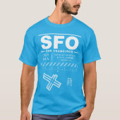 San Francisco International Airport SFO T-shirt (Voorkant)