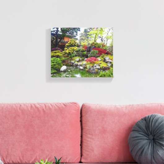 San Francisco Japans Tea Garden #10 Canvas (Insitu (Woonkamer))