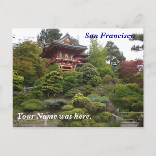 San Francisco Japans Tea Garden Briefkaart