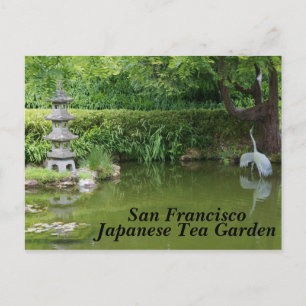 San Francisco Japans Tea Garden Pond #2 Briefkaart