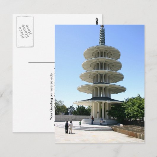 San Francisco Japanse cities Peace Tower Briefkaart (Voorkant / Achterkant)