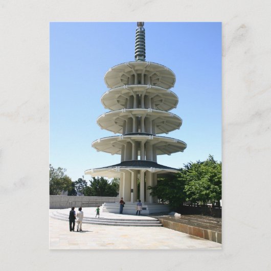 San Francisco Japanse cities Peace Tower Briefkaart (Voorkant)