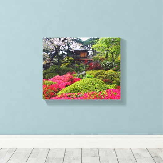San Francisco Japanse Tea Garden #12 Canvas (Insitu (Houten vloer))