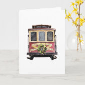 San Francisco kabelauto gevouwen vakantiekaart Kaart (Gele Bloem)