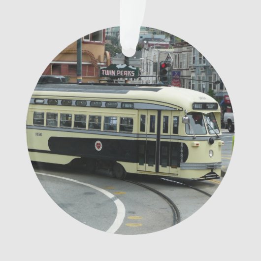 San Francisco kabelauto Ornament (voorkant)