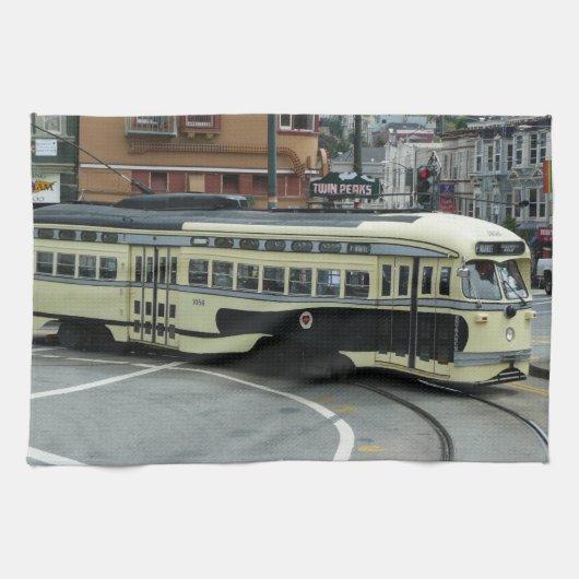 San Francisco kabelauto Theedoek (Horizontaal)