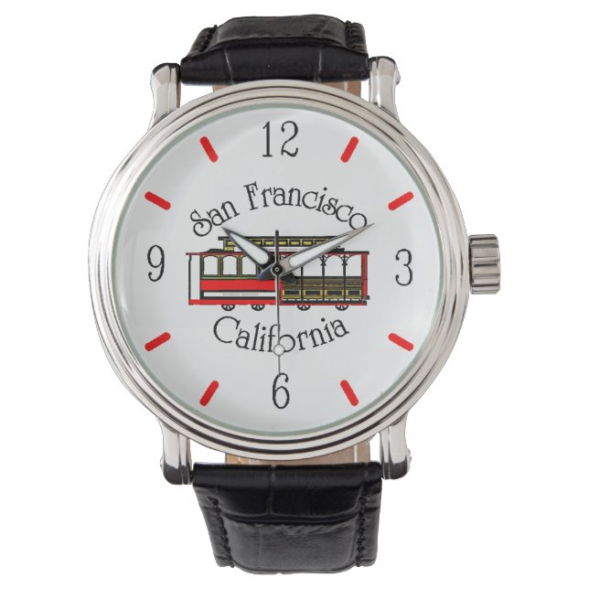 San Francisco kabelbaan Horloge (Voorkant)
