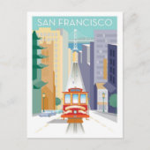 San Francisco kabelbanen Briefkaart (Voorkant)