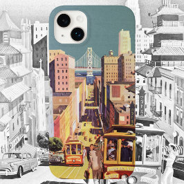  San Francisco kabelbanen reizen Poster Art iPhone 15 Case