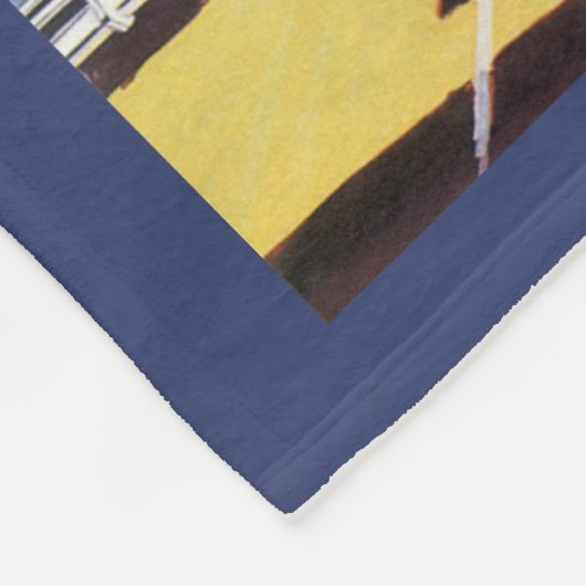  San Francisco kabelbanen reizen Poster Art Fleece Deken (Hoek)