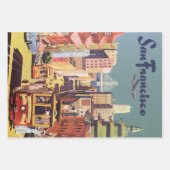  San Francisco kabelbanen reizen Poster Art Inpakpapier Vel (Voorkant)