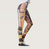 San Francisco kabelbanen reizen Poster Art Leggings (Rechts)