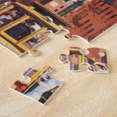  San Francisco kabelbanen reizen Poster Art Legpuzzel (Zijkant)