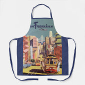  San Francisco kabelbanen reizen Poster Art Schort (Voorkant)