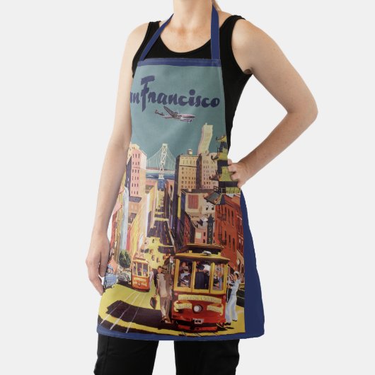  San Francisco kabelbanen reizen Poster Art Schort (Insitu)