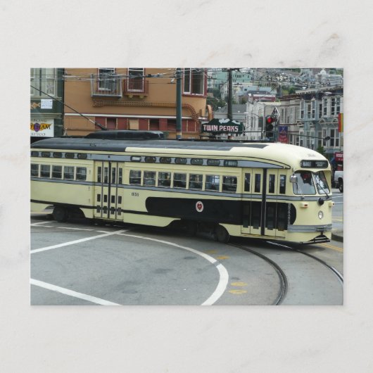 San Francisco Kabeltram Briefkaart (Voorkant)