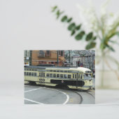 San Francisco Kabeltram Briefkaart (Staand voorkant)