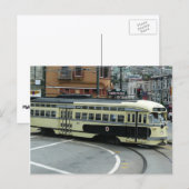 San Francisco Kabeltram Briefkaart (Voorkant / Achterkant)