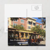San Francisco Kabeltram Briefkaart (Voorkant / Achterkant)