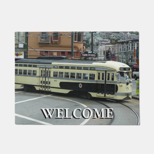 San Francisco Kabeltram Deurmat (Voorkant)