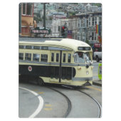 San Francisco Kabeltram Klembord (Achterkant)