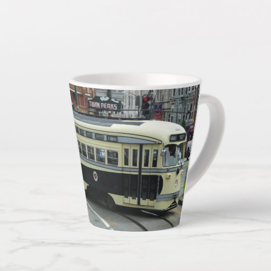 San Francisco Kabeltram Latte Mok (Rechterhoek)
