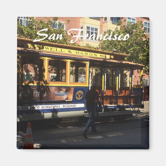 San Francisco Kabeltram Magneet (Voorkant)