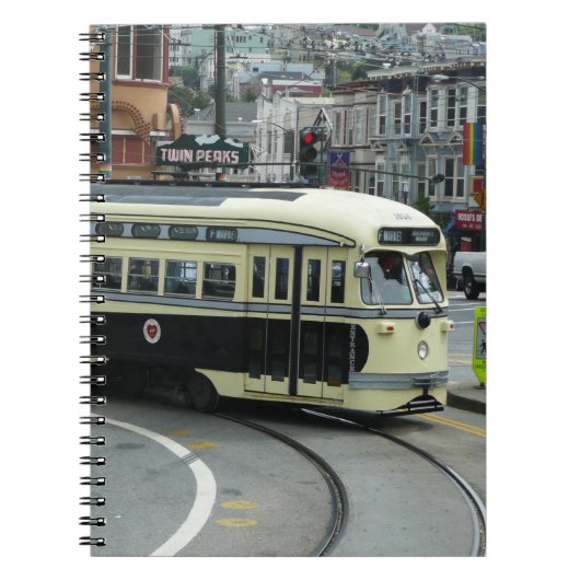 San Francisco kabeltram Notitieboek (Voorkant)