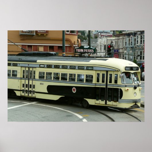 San Francisco Kabeltram Poster (Voorkant)