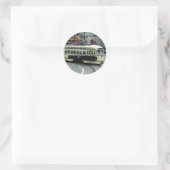 San Francisco kabeltram Ronde Sticker (Tas)