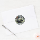 San Francisco kabeltram Ronde Sticker (Envelop)