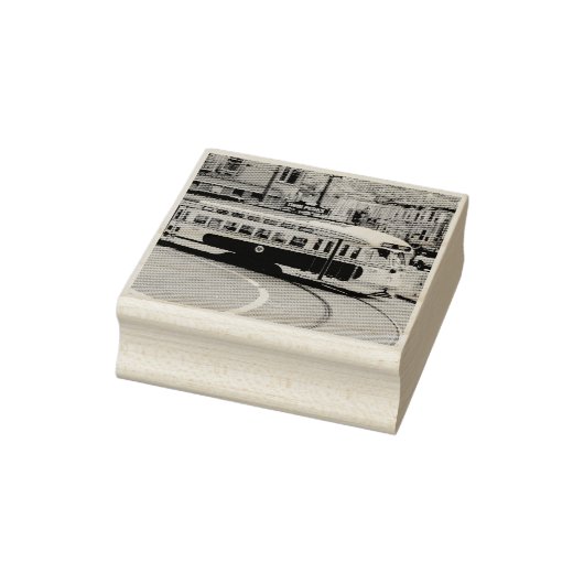 San Francisco Kabeltram Rubberstempel (Stempel)
