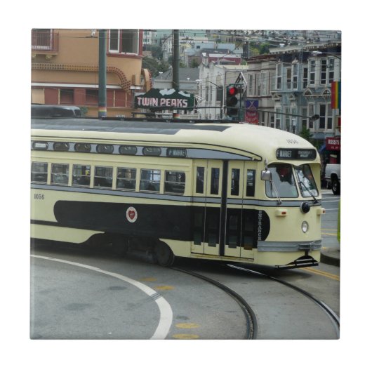 San Francisco Kabeltram Tegeltje (Voorkant)