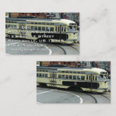 San Francisco Kabeltram Visitekaartje (Voorkant / Achterkant)