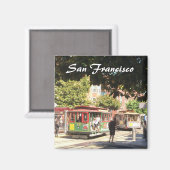 San Francisco Kabeltreinen Magneet (Voorkant / Achterkant)