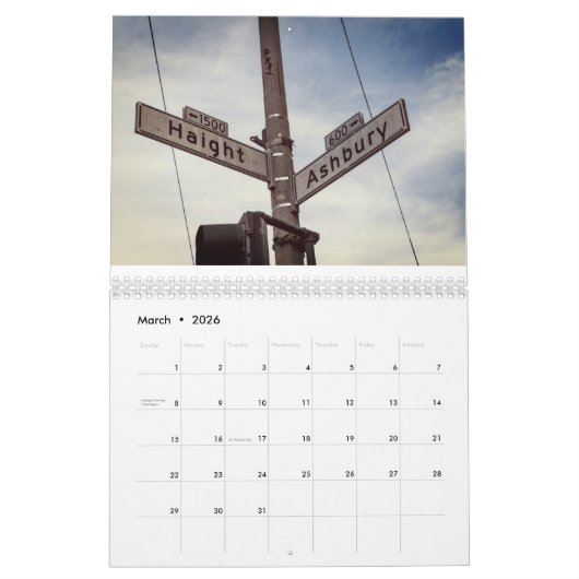 San Francisco Kalender (Mar 2026)